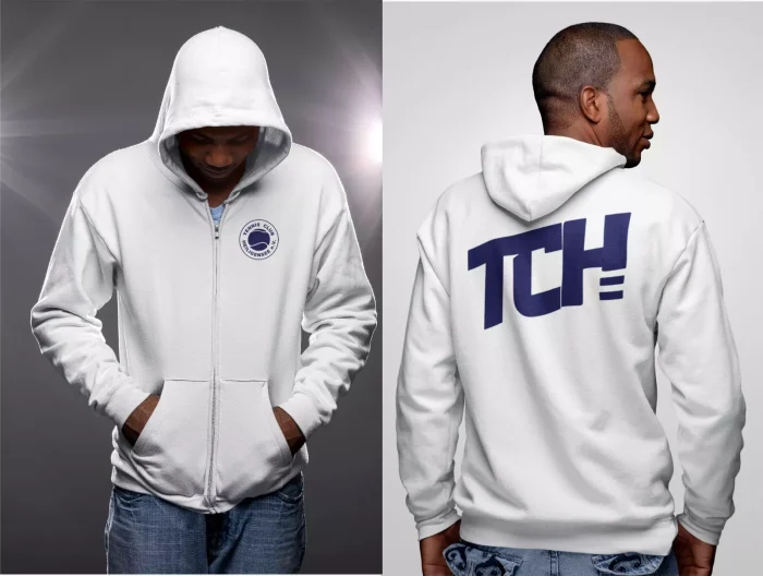 TCH Weiss Zip Hoody