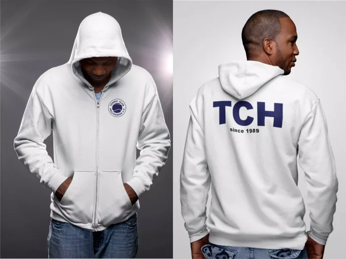 TCH Since 1989 Weiss Zip Hoody