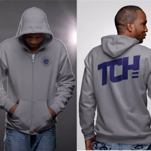TCH Grau Zip Hoody