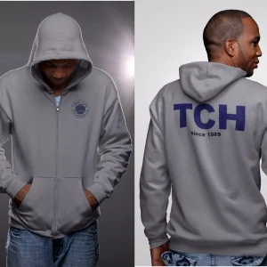 TCH Since 1989 Grau Zip Hoody