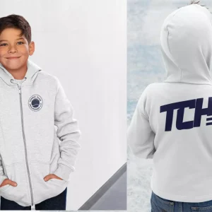 TCH Kinder Weiß Zip Hoddy