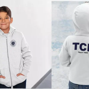 TCH 1989 Kinder Weiß Zip Hoddy
