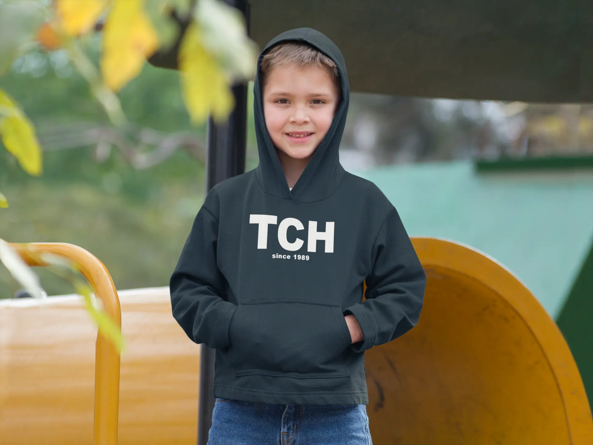 TCH Since 1989 Kids Hoody Schwarz